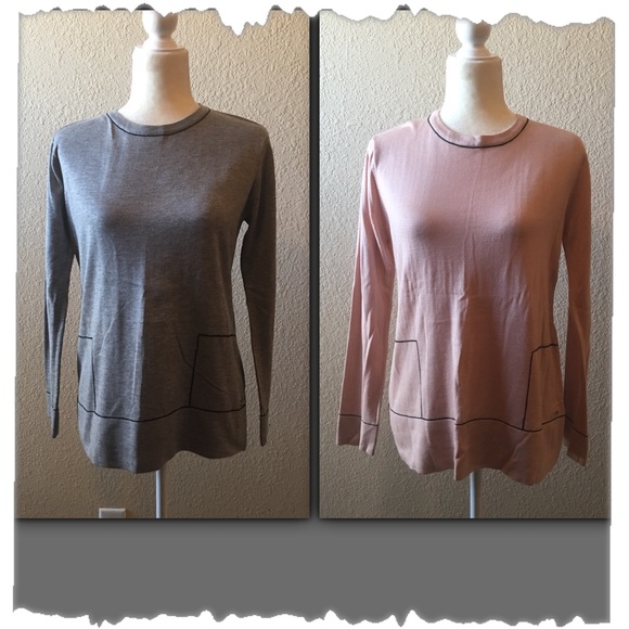 Calvin Klein Sweaters - Calvin Klein Grey & Pink Sweaters Set of 2